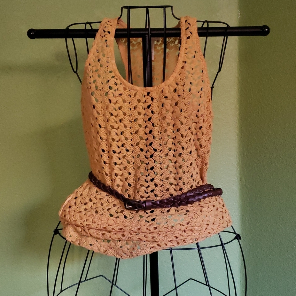 Mustard Yellow Knitted Tank